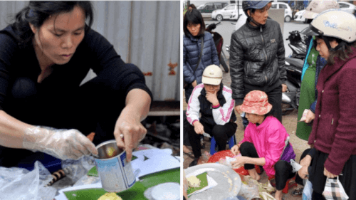 Không Bảng Hiệu, Không Quảng Cáo, Gánh Xôi Xéo Hàng Bài Vẫn Đắt Khách Mỗi Sáng