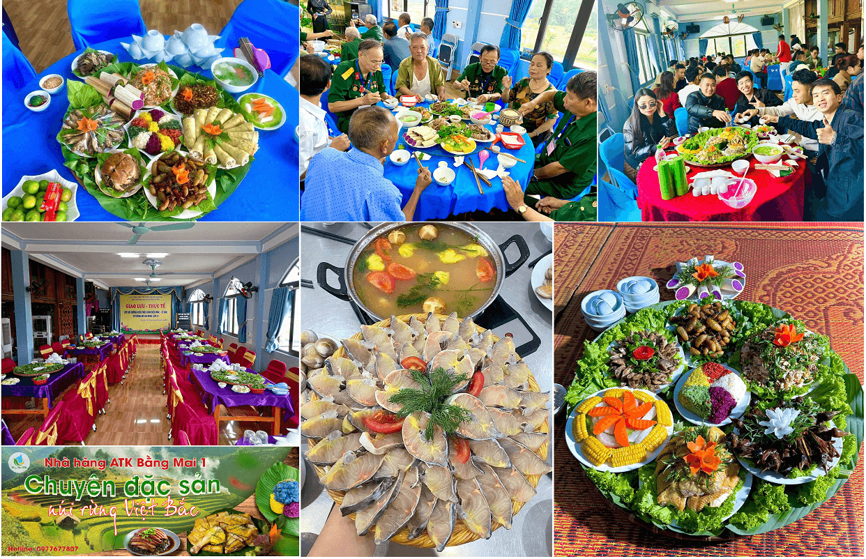 Thưởng thức món ngon tại NHÀ HÀNG ATK cơm chiến khu - Bằng Mai.