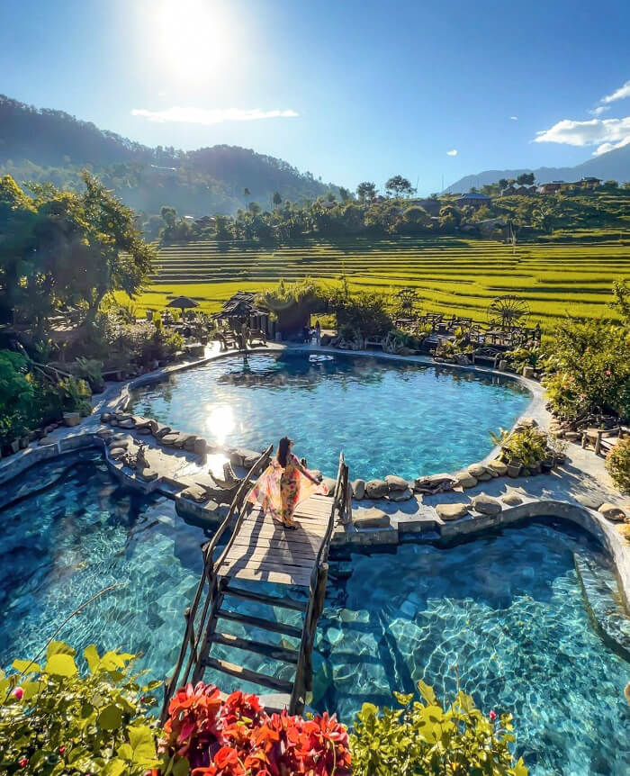 Một góc nhìn khác tại Suối khoáng nóng Trạm Tấu