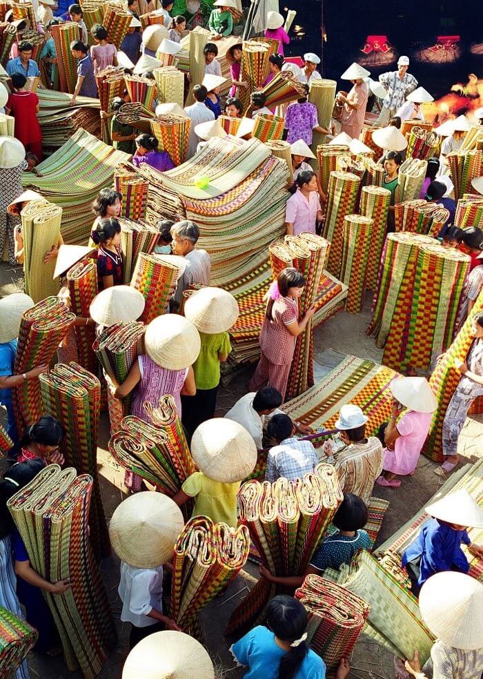 Những sản phẩm chiếu của làng Định Yên có mẫu mã đẹp, chất lượng bền bỉ