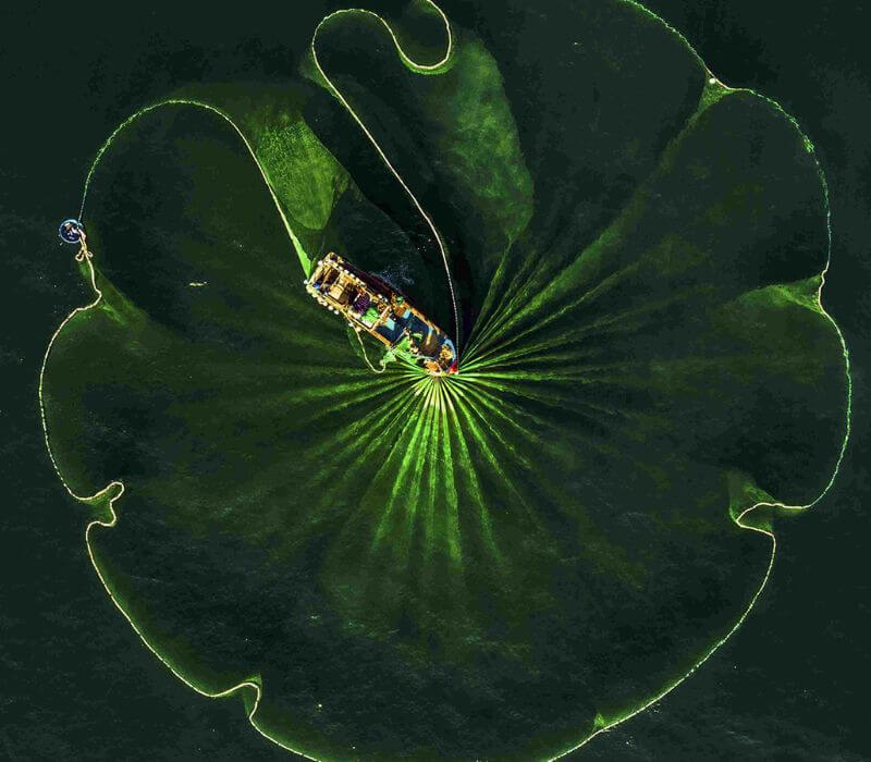 자연적인 풍경은 Tra Moc Lagoon에서 훌륭합니다.