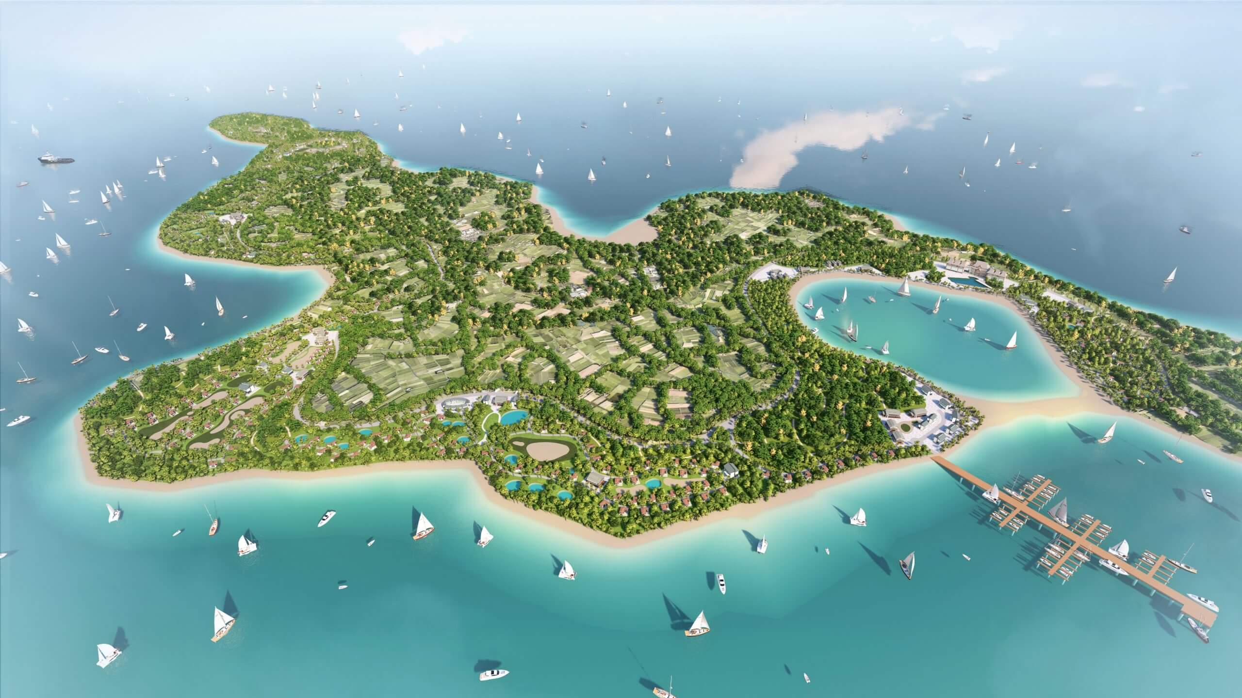 Tay Ninh Hedgehog Island is a beautiful island located in the middle of Tay Ninh Lake, the largest artificial lake in Vietnam.