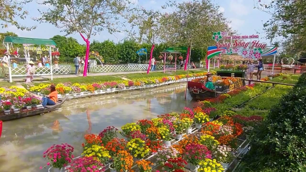 Thành phố Sa Đéc thuộc tỉnh Đồng Tháp được mệnh danh là một trong những thủ phủ hoa lớn nhất của miền Tây.