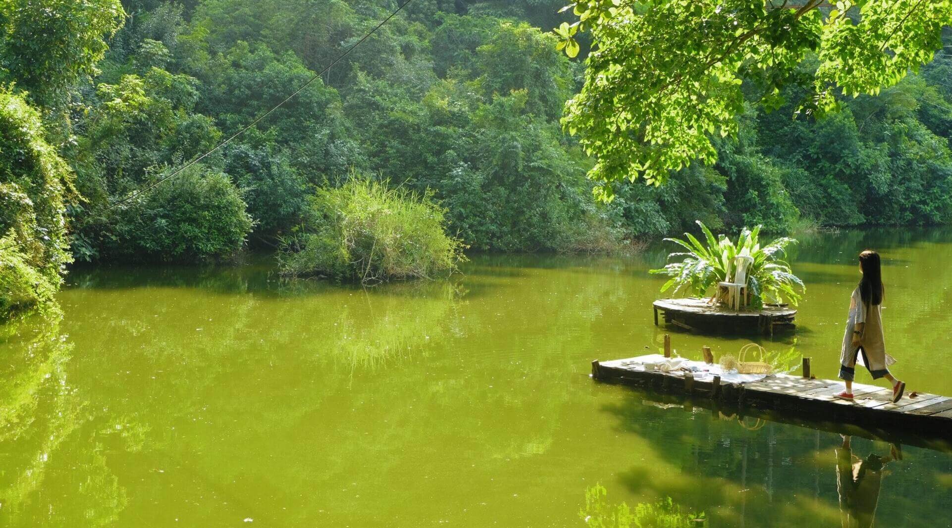 Quyet Mountain：Vinh Cityの「Green Ngoc Vien」