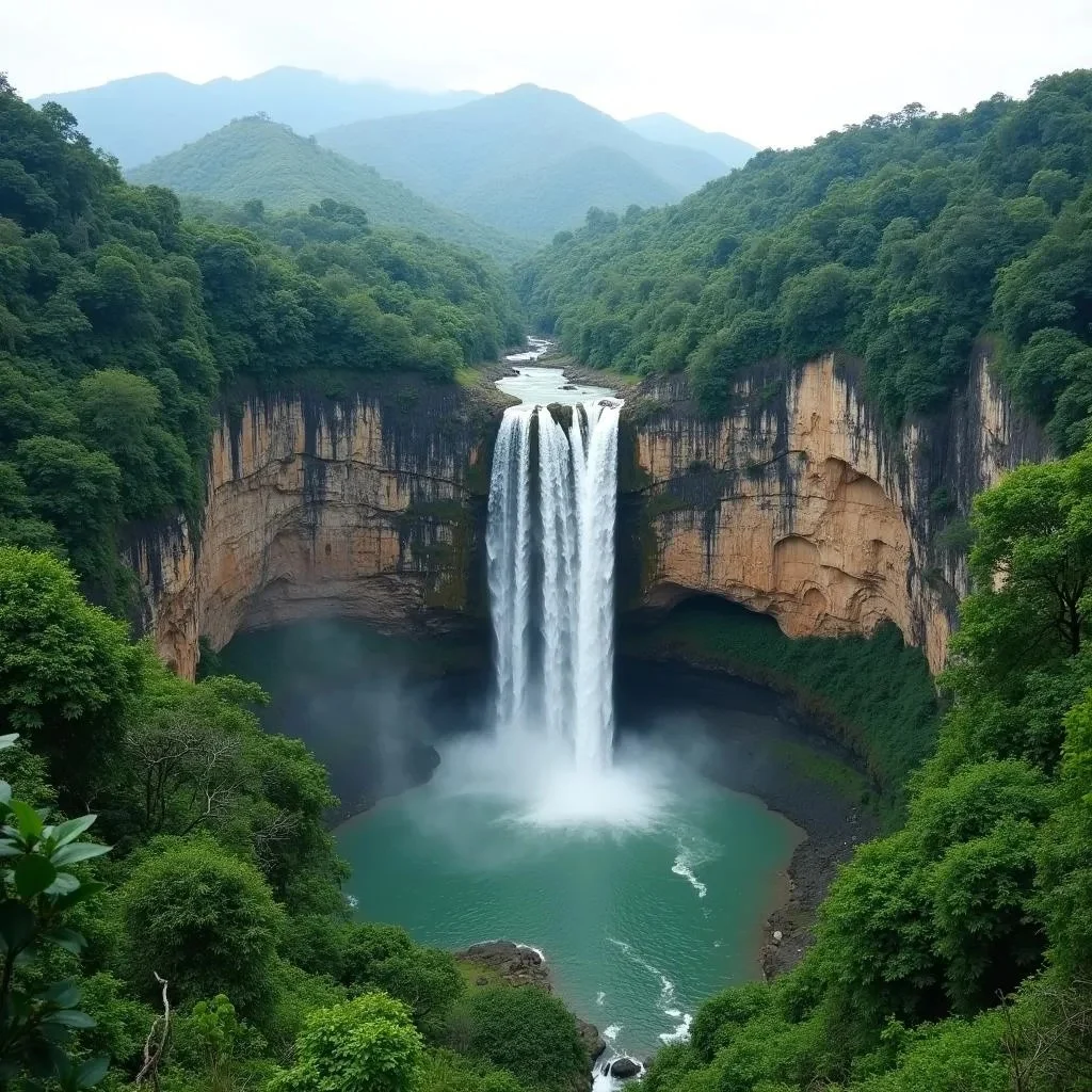 Tuyen Quang Mo 폭포