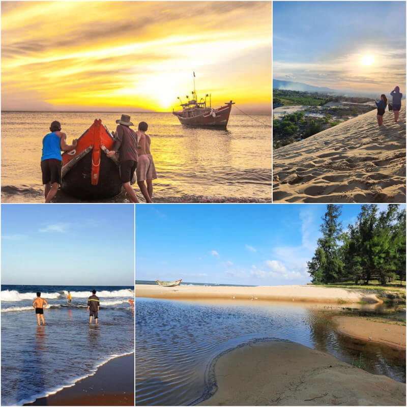Vẻ đẹp mộc mạc của biển Quang Phú