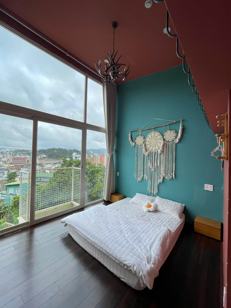 마운틴 뷰가있는 더블 룸