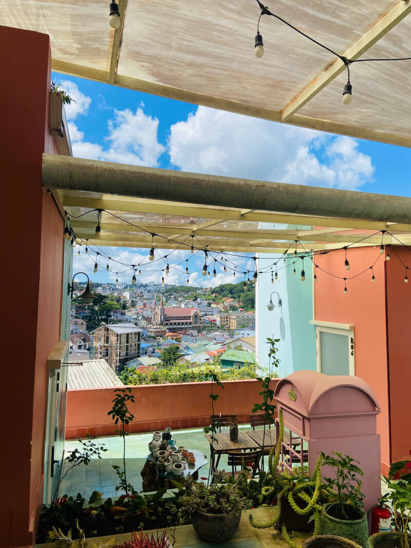 마운틴 뷰가있는 더블 룸