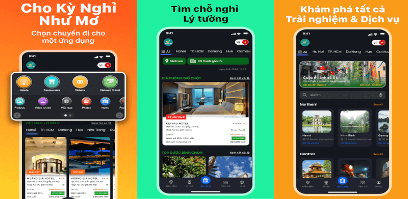 App du lịch Việt Nam Travelviet