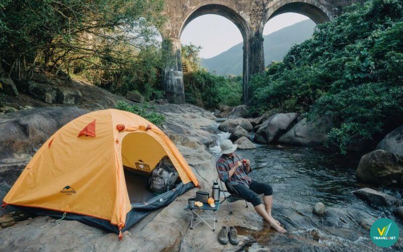 Dã ngoại tại Cầu vòm Đồn Cả