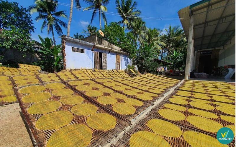 Bánh tráng khoai lang nướng