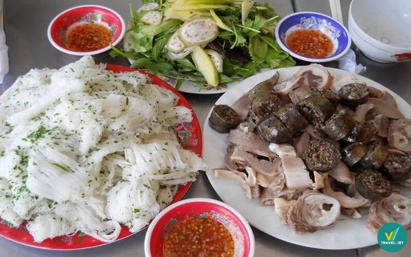 Bánh hỏi lòng heo