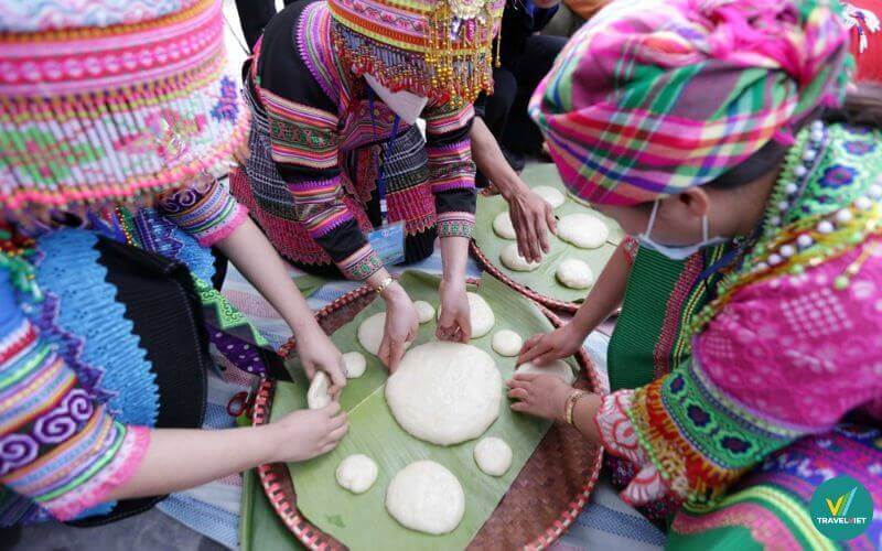 Bánh dày người Mông