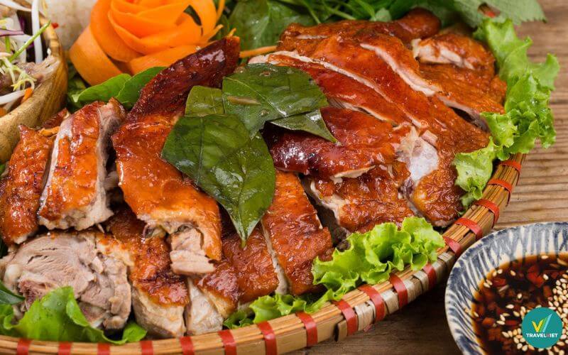 Vịt quay lá mắc mật