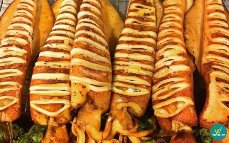 Mực nháy nướng