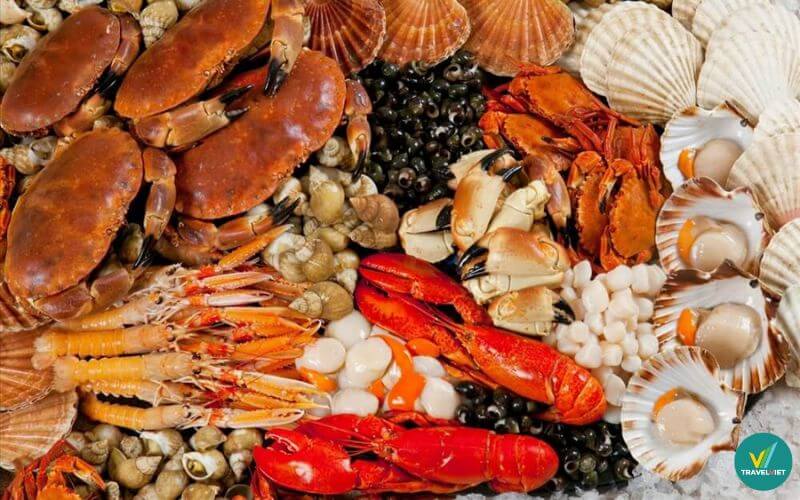 Hải sản tươi và hải sản khô Quảng Ninh