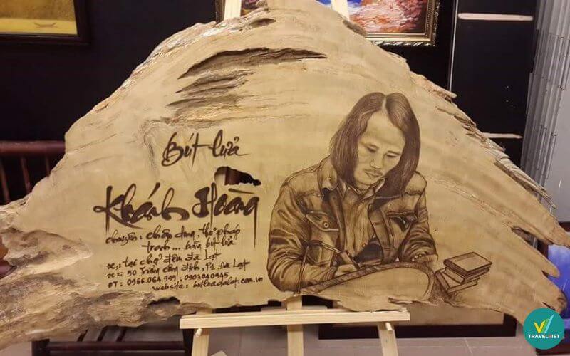 Tranh bút lửa và tranh khắc gỗ