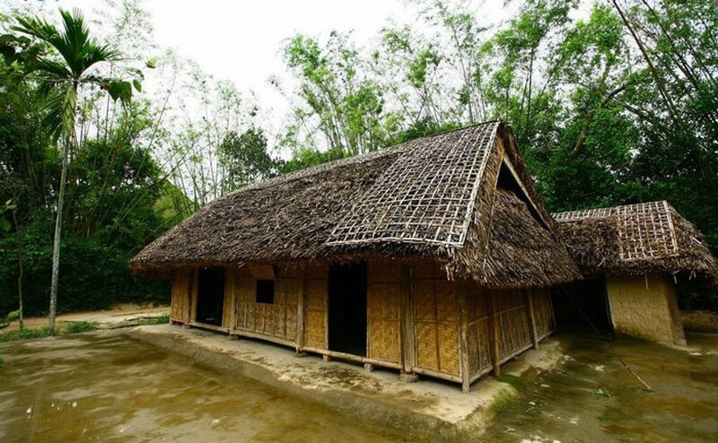 Ngôi nhà ngày xưa là nơi từng sinh ra Chủ tịch Hồ Chí Minh.