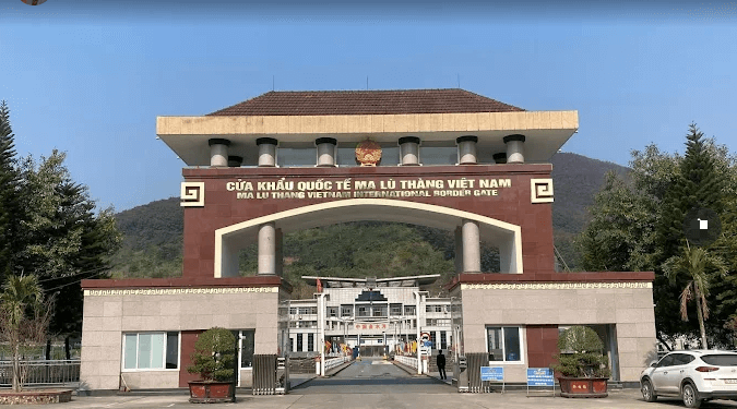 Ma Lu Thang border gate.