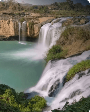ドレイ ヌール滝とドレイ サップ滝