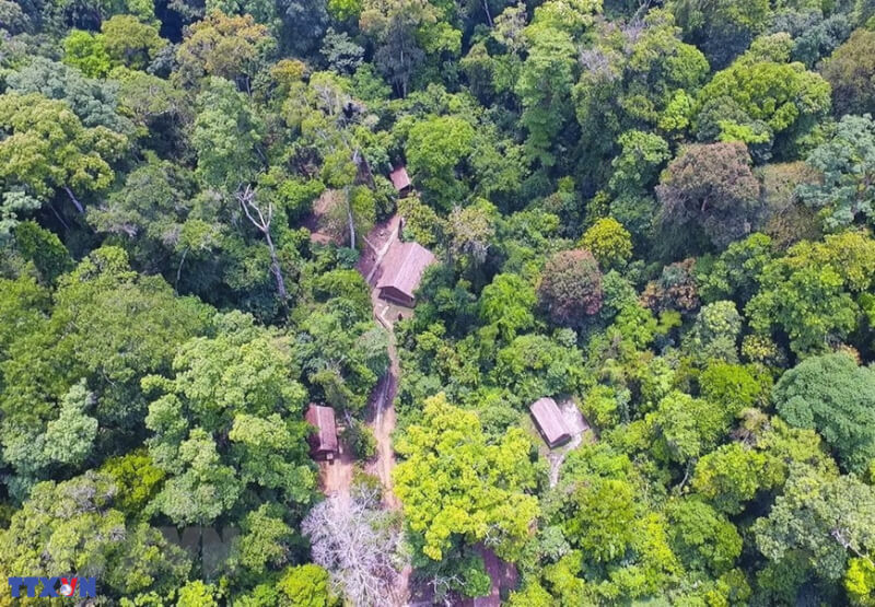 从上面俯瞰奠边府战场遗址群