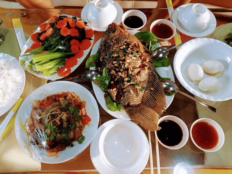 thịt ếch đồng nướng muối sả đậm đà
