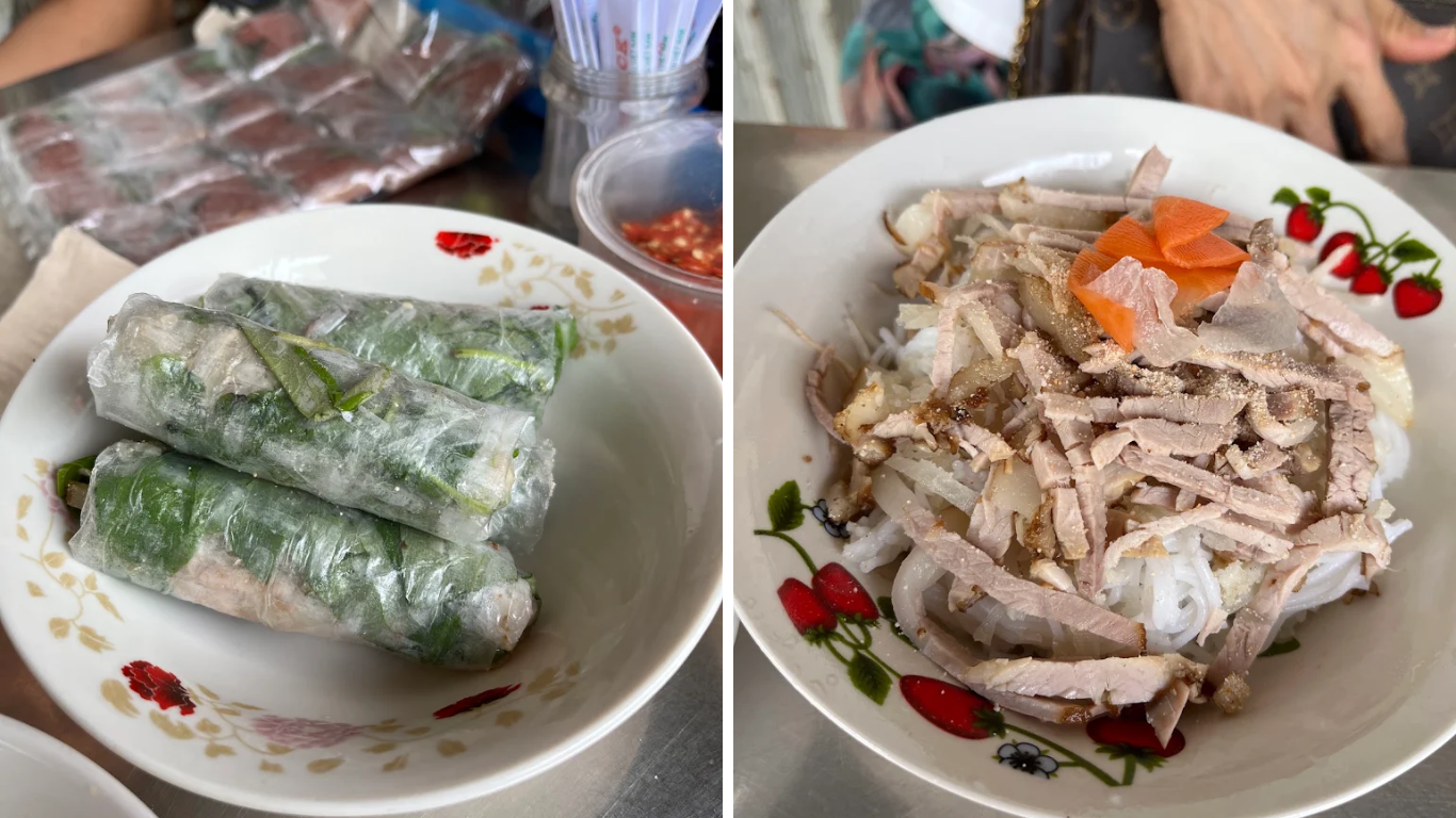 Sợi bì heo được xắt mỏng đều tay