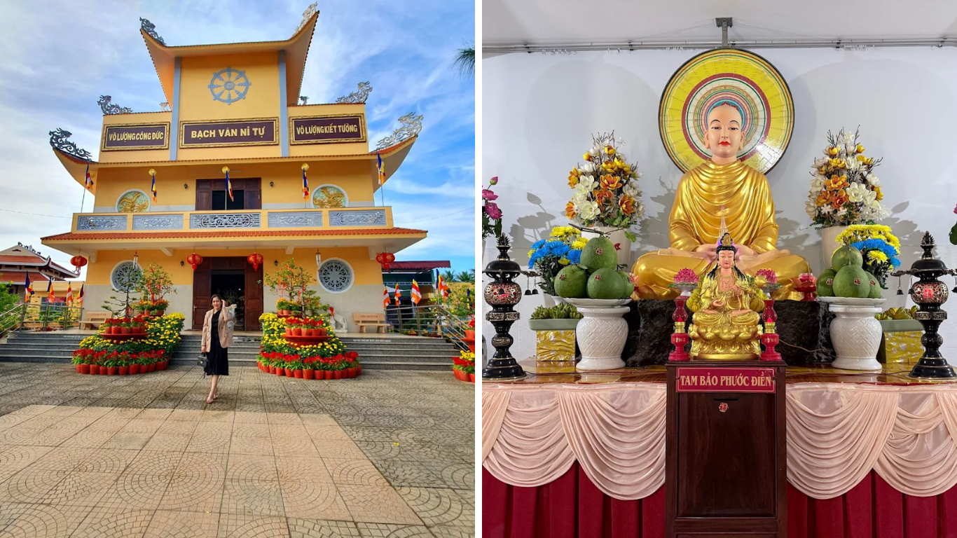 lắng đọng tâm hồn nơi cửa Phật