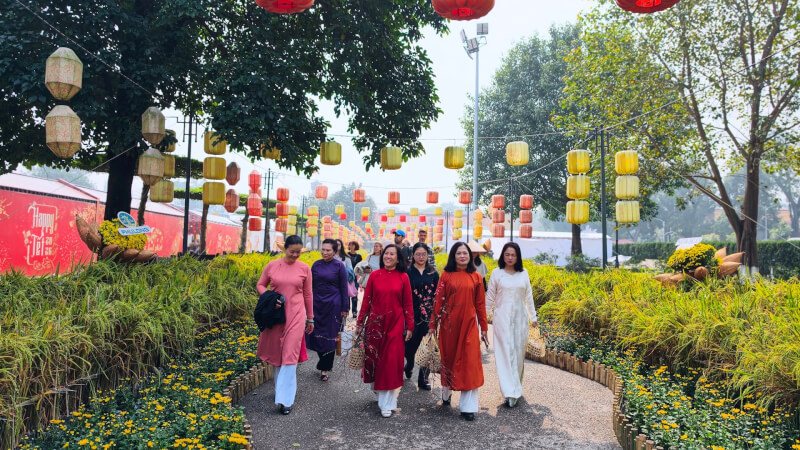 タンロン城塞のテトフラワーストリート