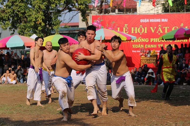 Thuy Linh 공동 주택의 전통 축제