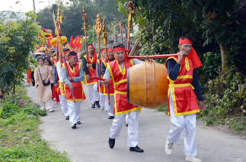 ゴック・ブン共同住宅 - 寺院祭り