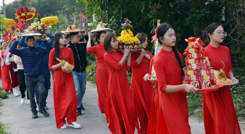 ゴック・ブン共同住宅 - 寺院祭り