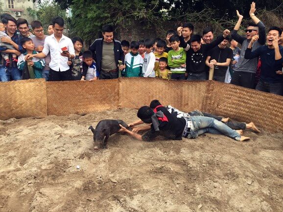 Traditional festival of An Ha village