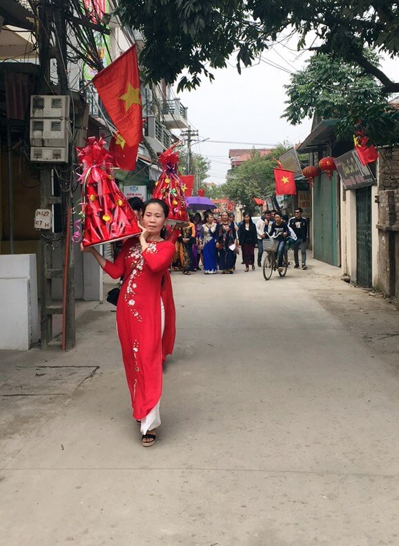 Traditional festival of An Ha village