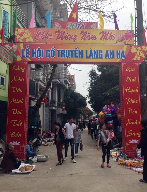 Traditional festival of An Ha village