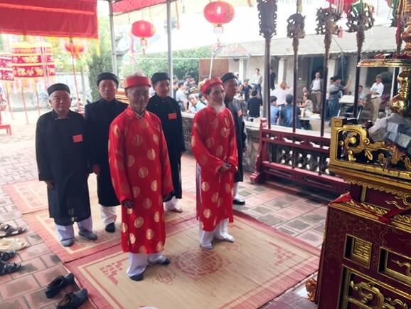 Traditional festival of An Ha village