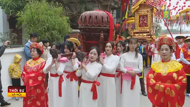 Traditional festival of An Ha village