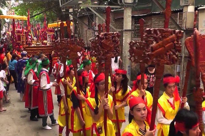 Traditional festival of An Ha village