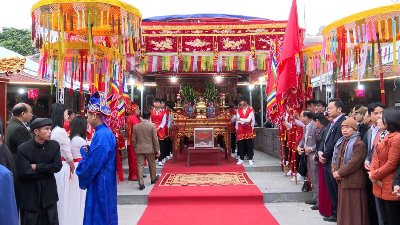 Traditional festival of An Ha village