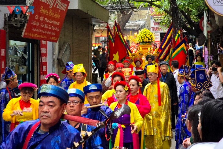 Traditional festival of Lieu Giai village