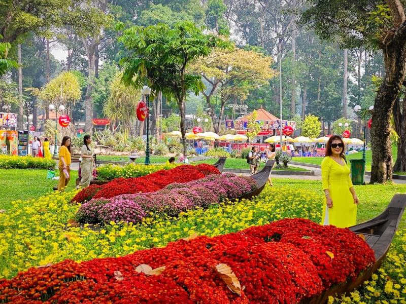 Lễ hội hoa Tết '4 miền' tại TP Hồ Chí Minh