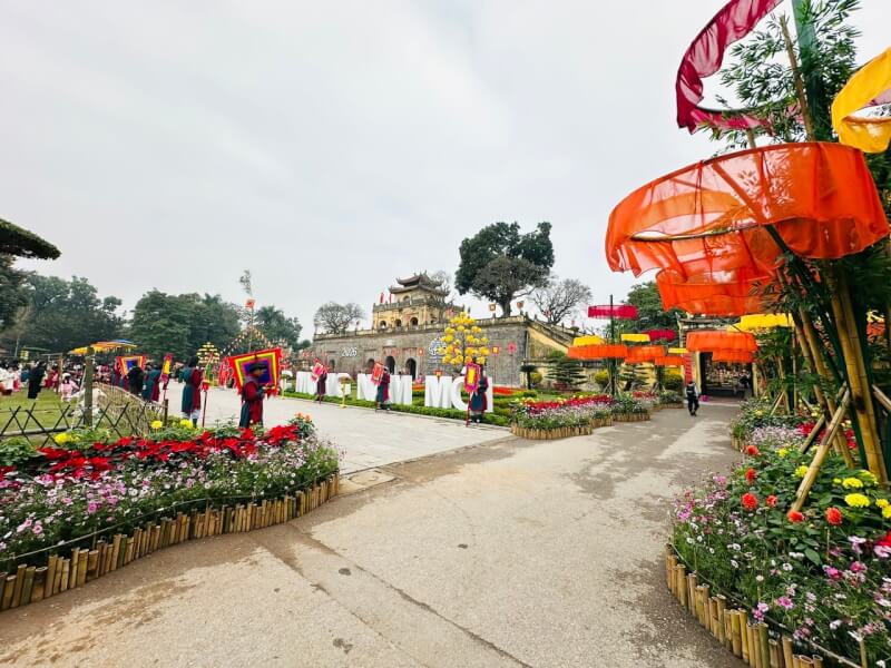 タンロン城塞のテトフラワーストリート