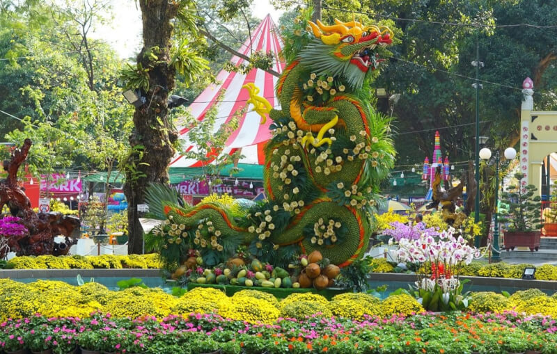 Lễ hội hoa Tết '4 miền' tại TP Hồ Chí Minh