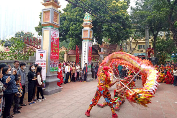 5개 Moc 마을의 축제