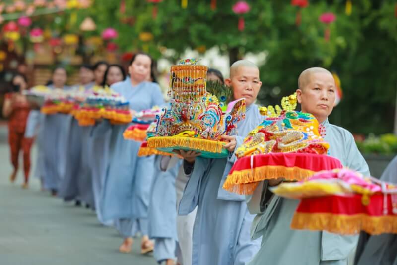 Ceremony to honor Ba Linh Son Thanh Mau (Tay Ninh)