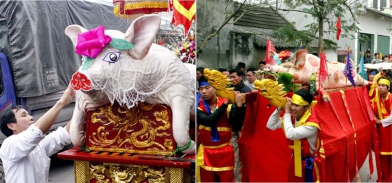 Bo pig procession festival