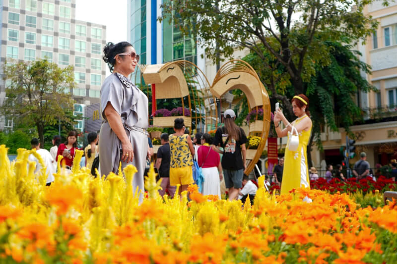 Lễ hội hoa Tết '4 miền' tại TP Hồ Chí Minh