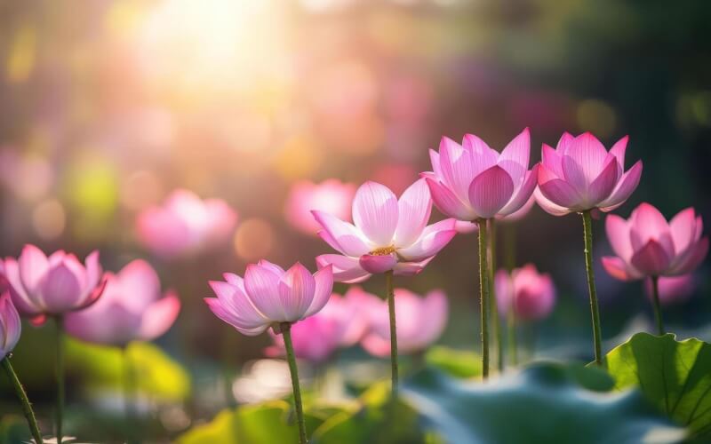 Một ngày lạc giữa mùa sen khu du lịch sinh thái Đồng sen Tháp Mười