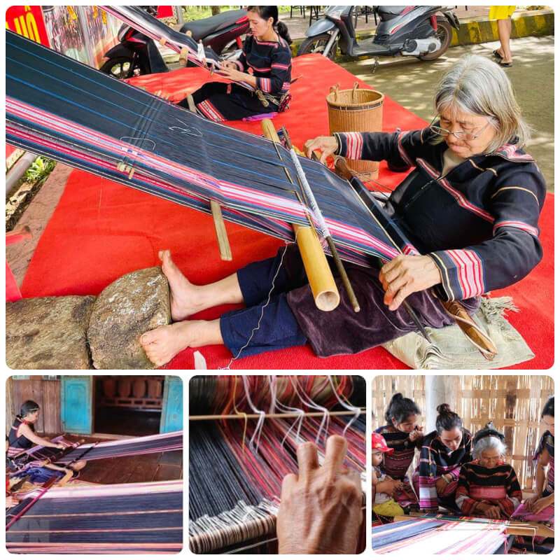 NÉT ĐẸP CỦA NGHỀ DỆT THỔ CẨM TRUYỀN THỐNG TẠI GIA LAI