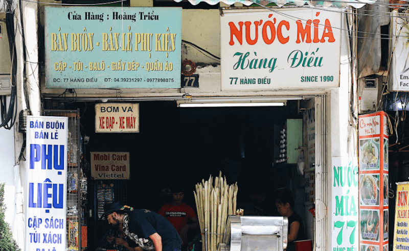 Nước Mía 77 Hàng Điếu: Ba Thập Kỷ Giữ Vẹn Hương Vị Truyền Thống Ở Phố Cổ